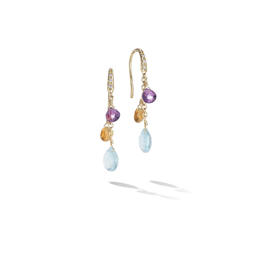 Marco Bicego Paradise Mix Gem Short Drop Earrings 0