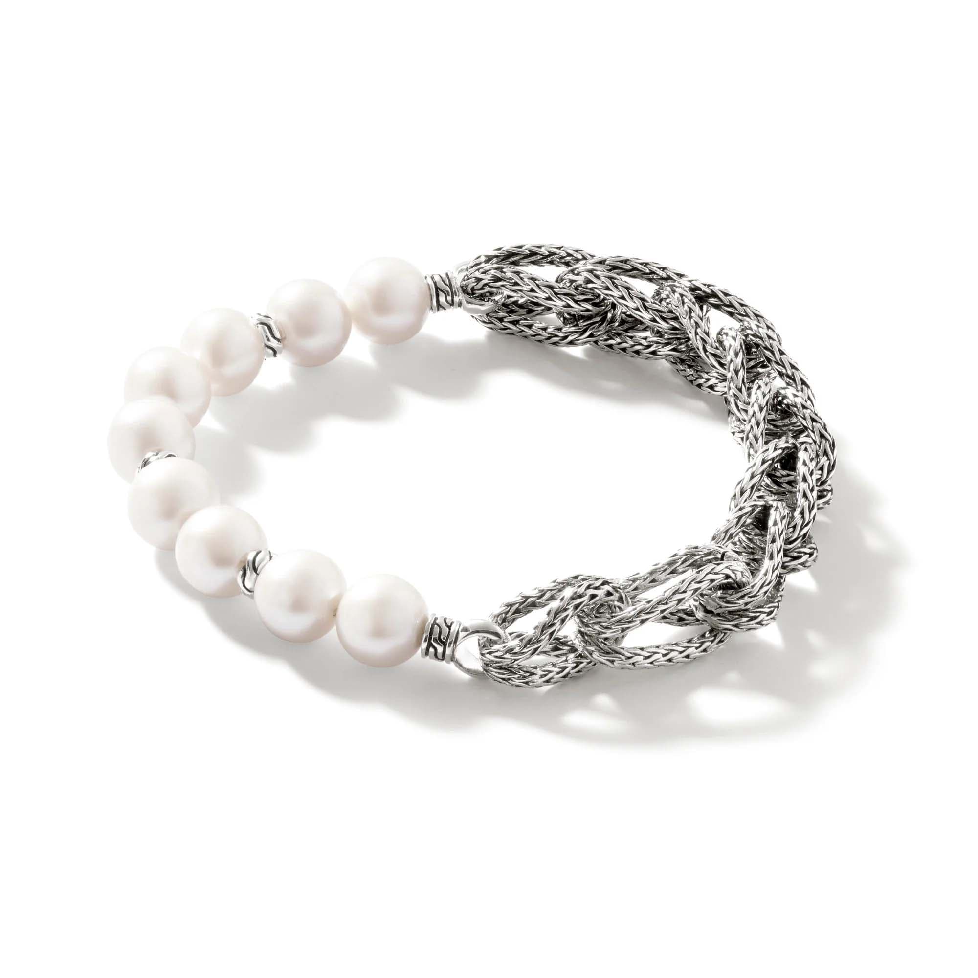 John Hardy Asli 10.5mm Pearl and Link Bracelet 0