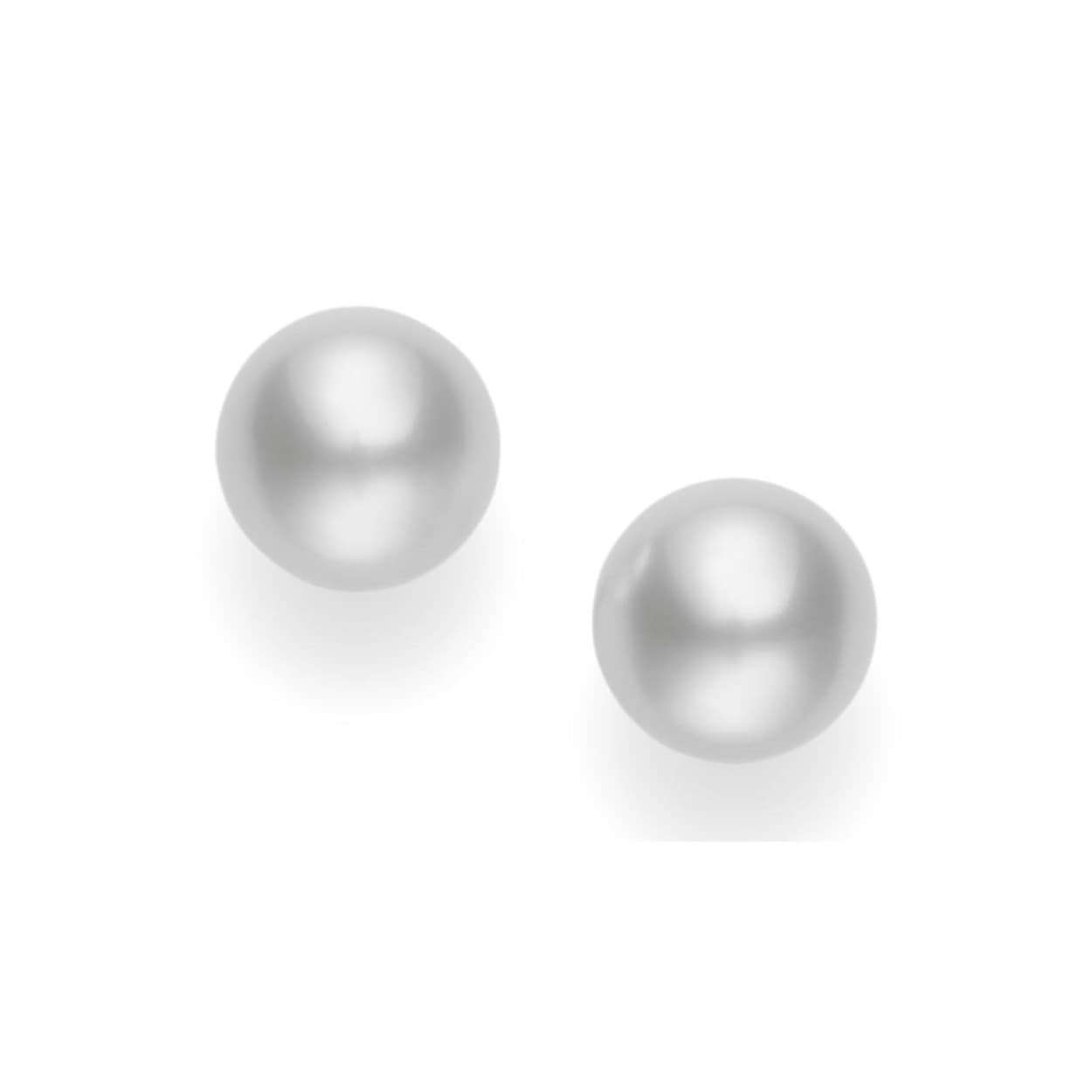 Mikimoto White Gold 10mm White South Sea Pearl Studs