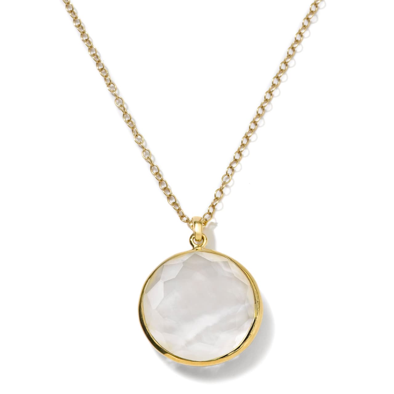 Ippolita Lollipop Medium Mother of Pearl Doublet Pendant Necklace