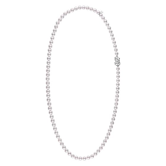 Mikimoto 34 Inch Akoya Pearl Double Eight Convertible Necklace