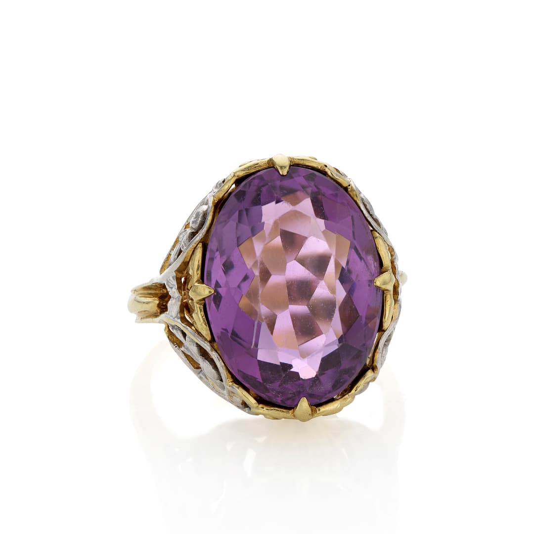 Estate Collection 7.10 CT Victorian Amethyst Ring