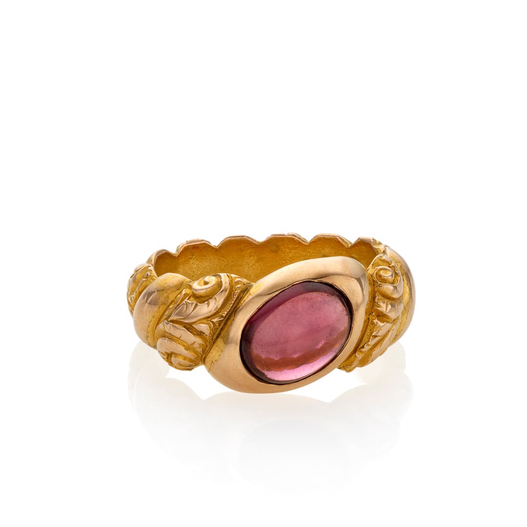 Estate Collection Oval Garnet Ring