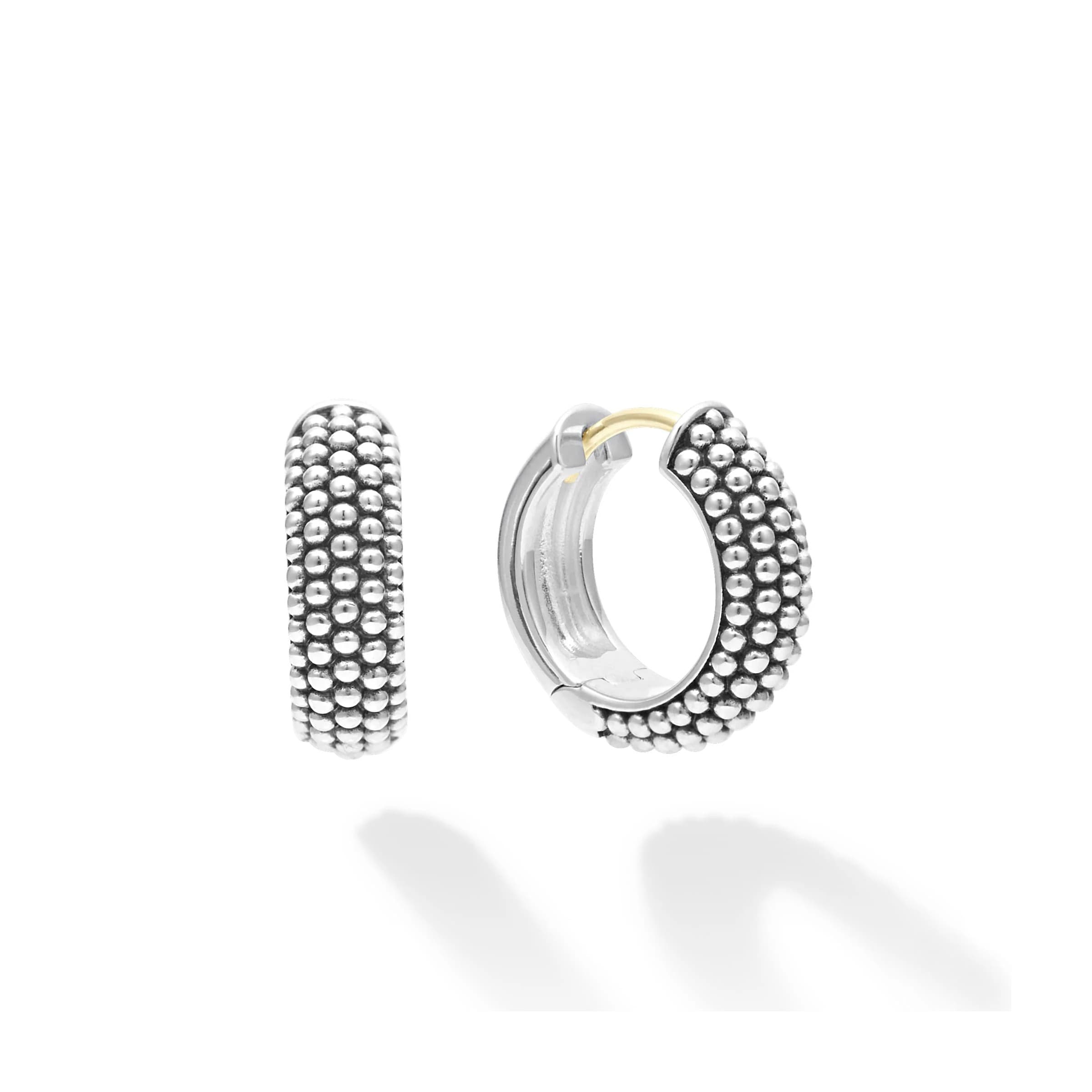 Lagos Signature Caviar  Huggie Earrings 0