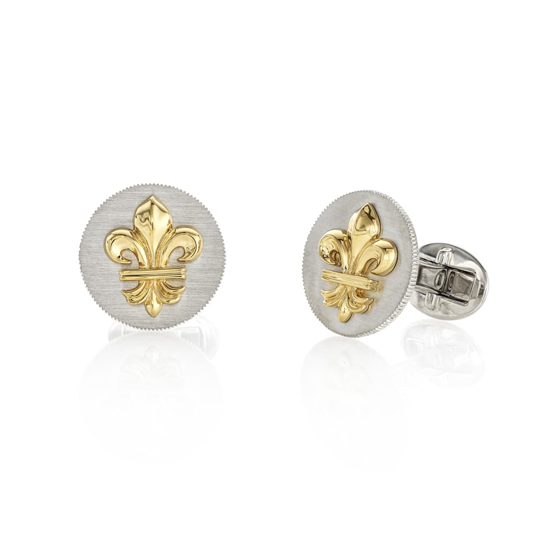 Fleur de Lis Cuff Links