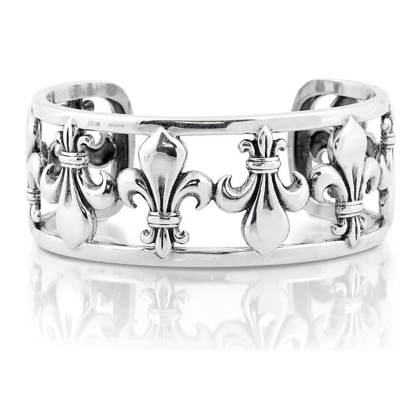 Fleur-de-Lis Cuff Bracelet_2