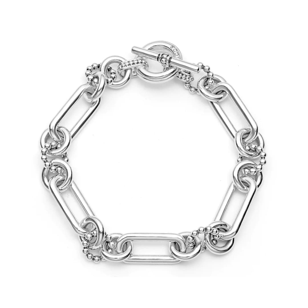 Lagos Signature Silver Link Bracelet 0