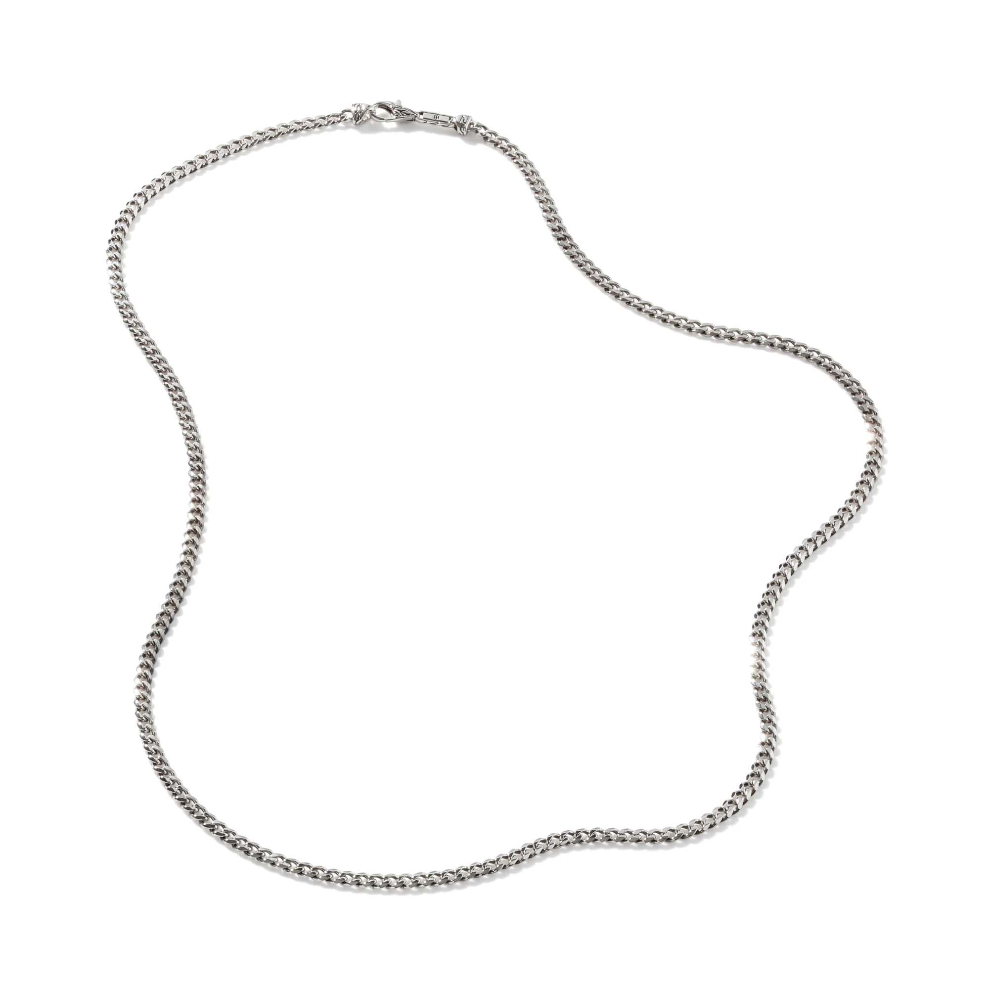 John Hardy 3.9mm Sterling Silver Curb Chain Necklace 0