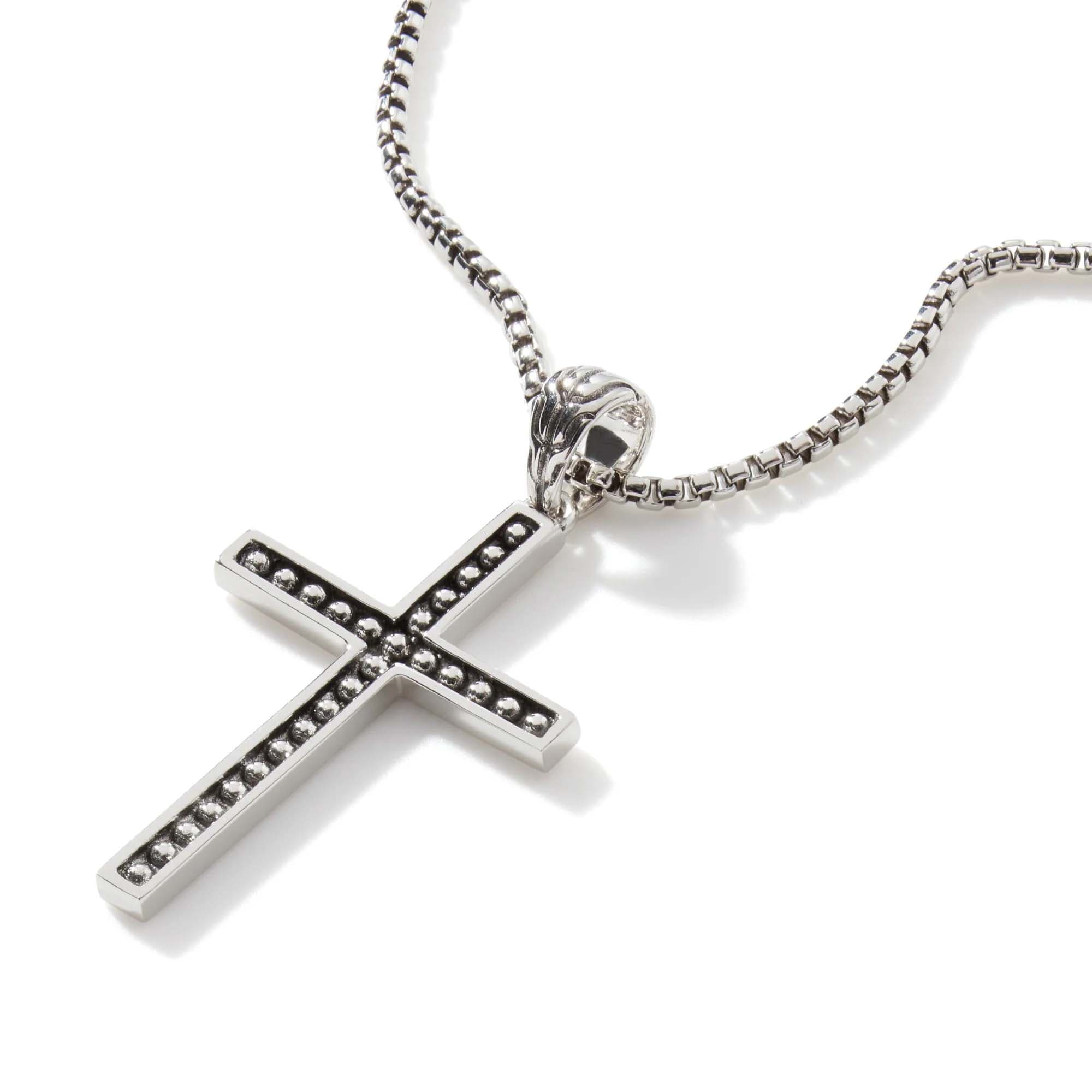 John Hardy Jawan Cross Pendant Necklace