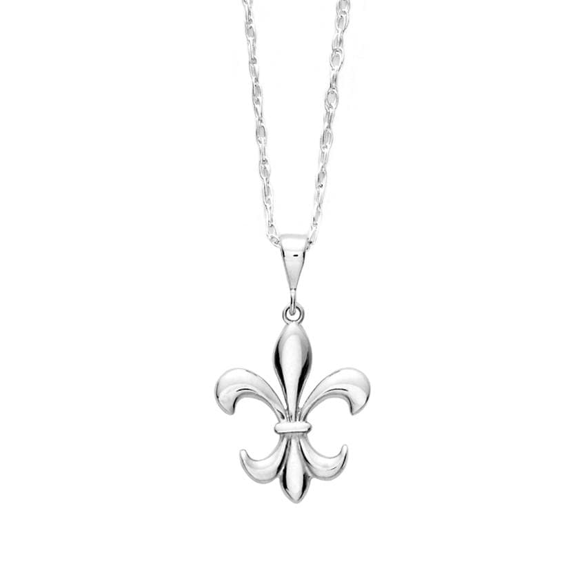 Sterling Silver Fleur de Lis Pendant_2