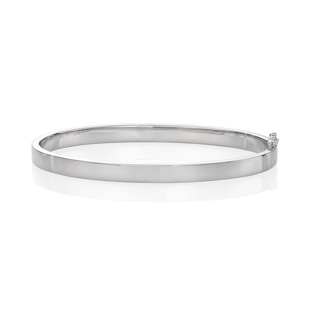 5mm Sterling Silver Bangle Bracelet 0