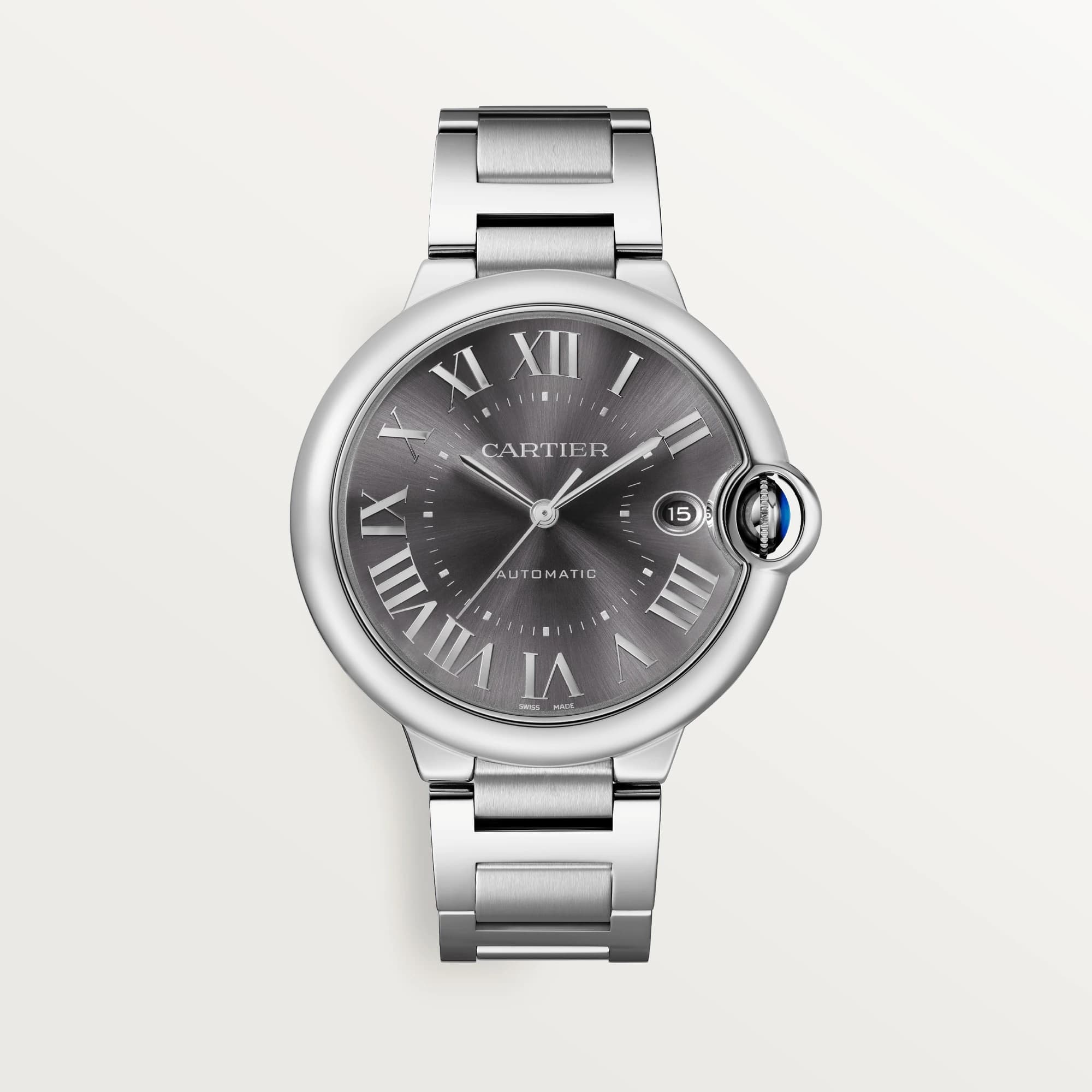 Ballon Bleu de Cartier Watch, Dark Gray Sunray-Brushed Dial, 40mm