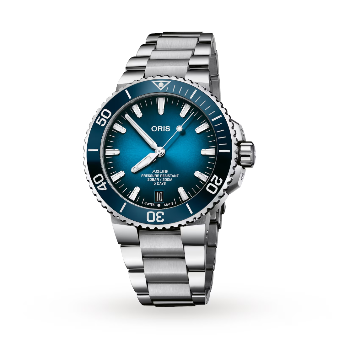 Oris Aquis Date Calibre 400 with Blue Dial