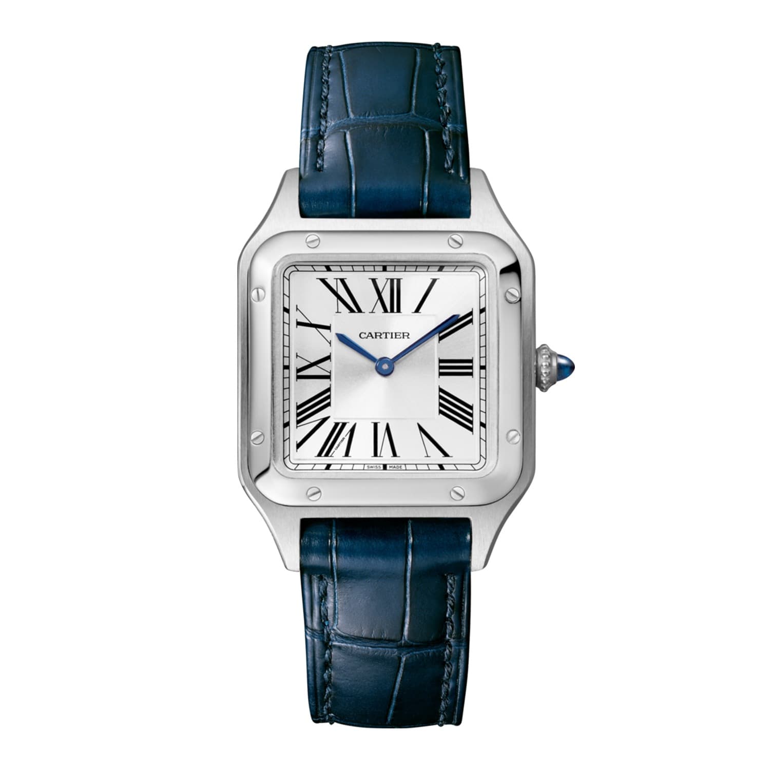 Cartier Santos-Dumont Watch with Alligator Strap, small model