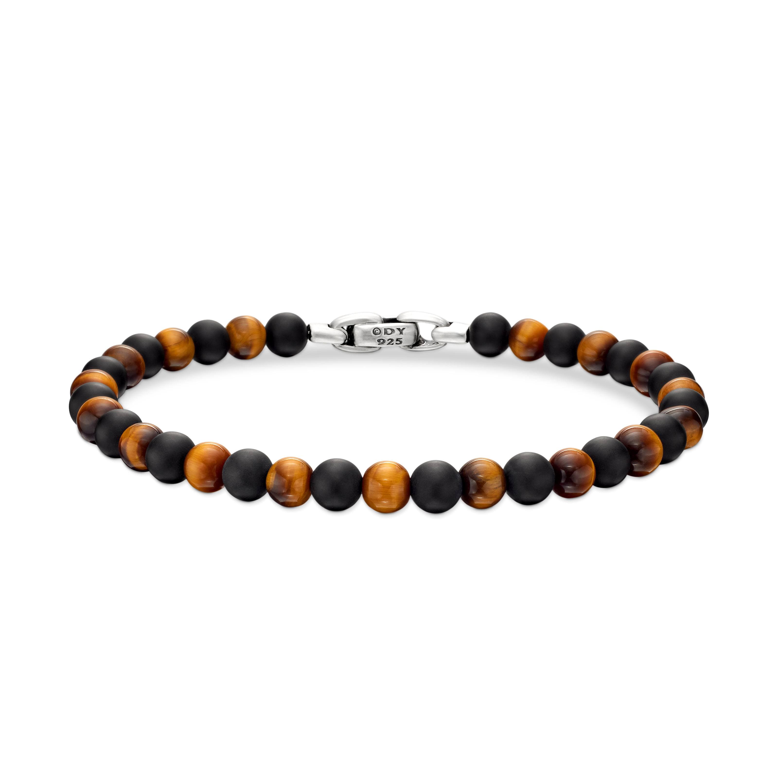 David Yurman Men's Spiritual Beads Bracelet with Black Onyx and Tiger's Eye