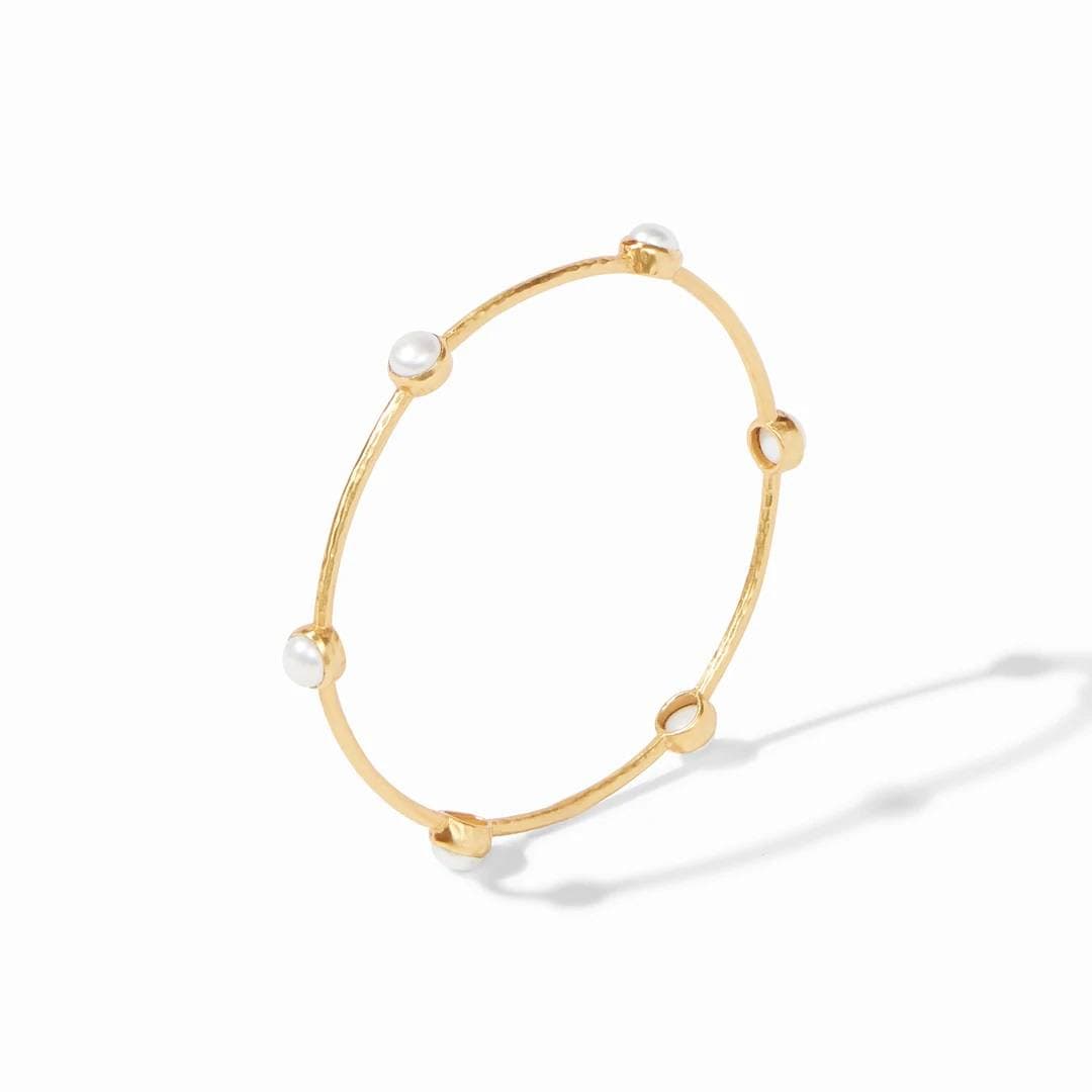 Julie Vos Milano Luxe Bangle in Mother of Pearl