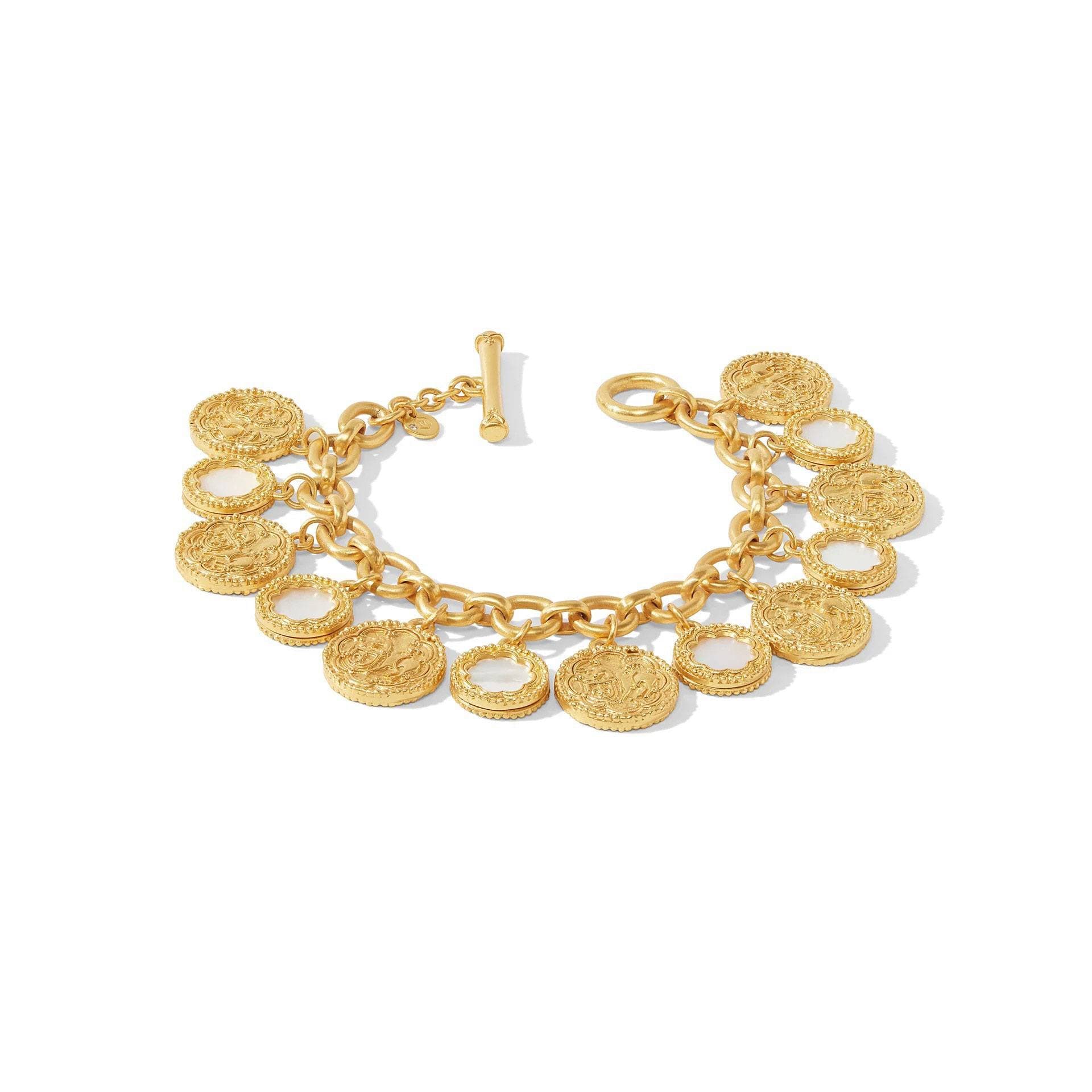 Julie Vos Trieste Coin Charm Bracelet