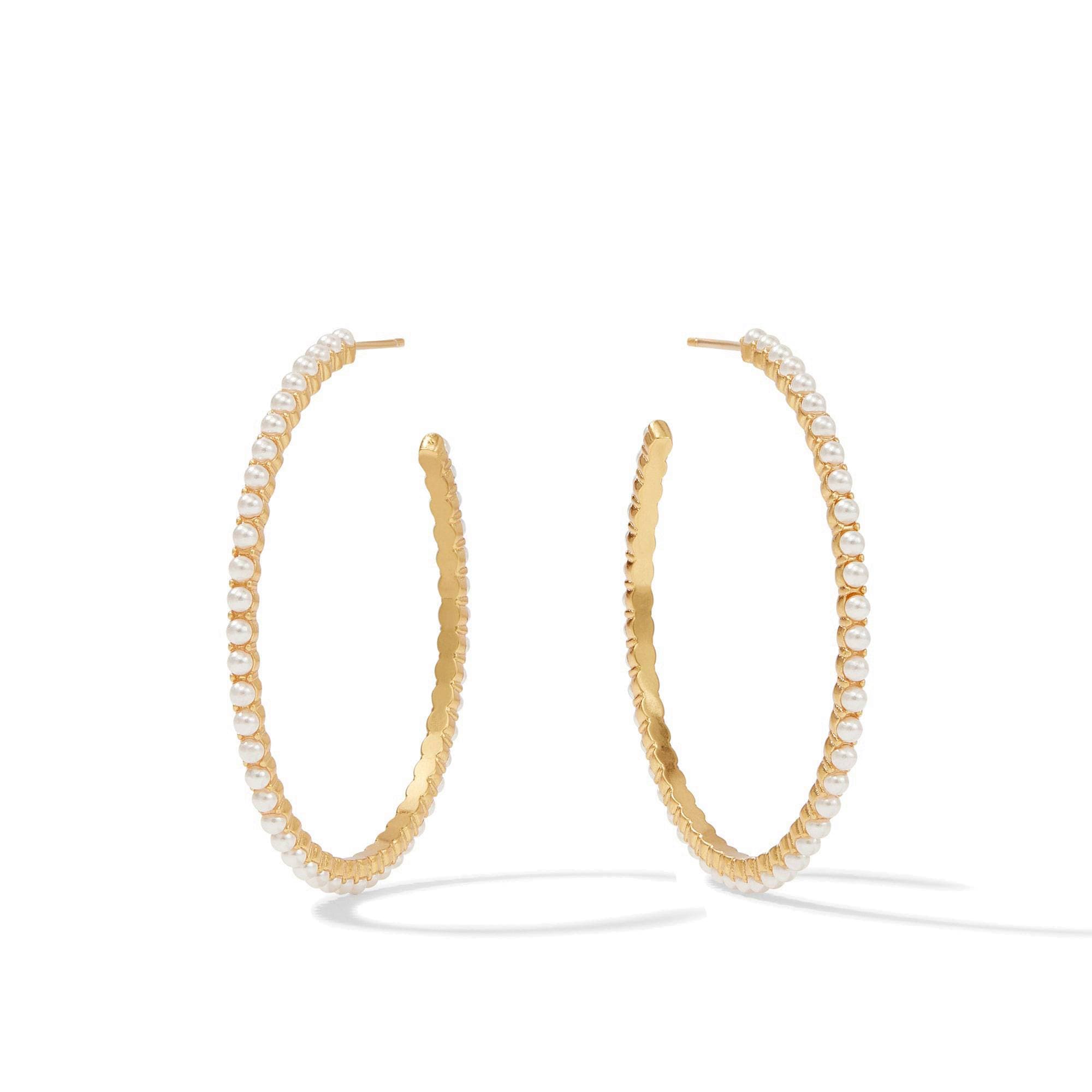 Julie Vos Large Juliet Hoop Earrings 0