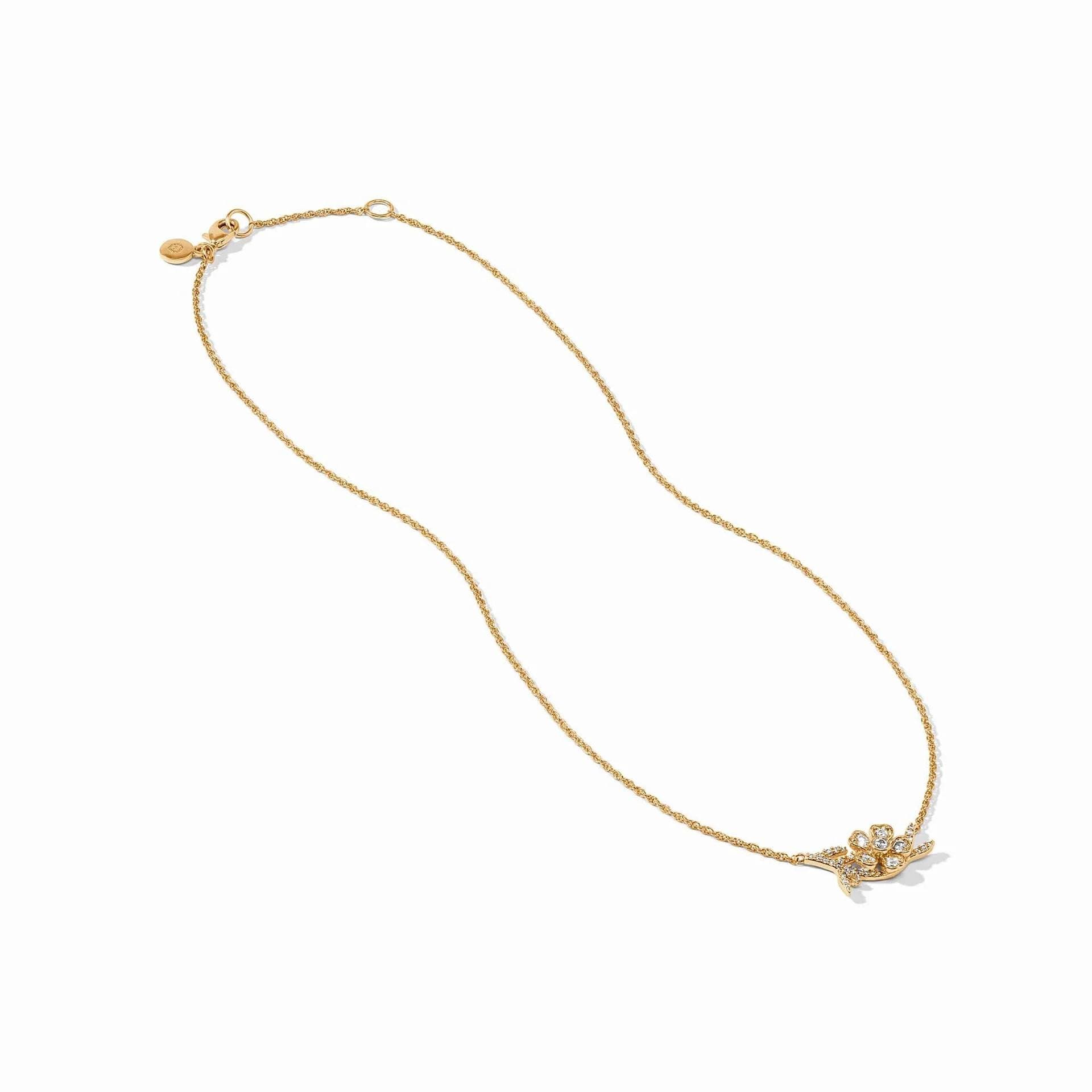 Julie Vos Laurel Delicate Flower Necklace 2