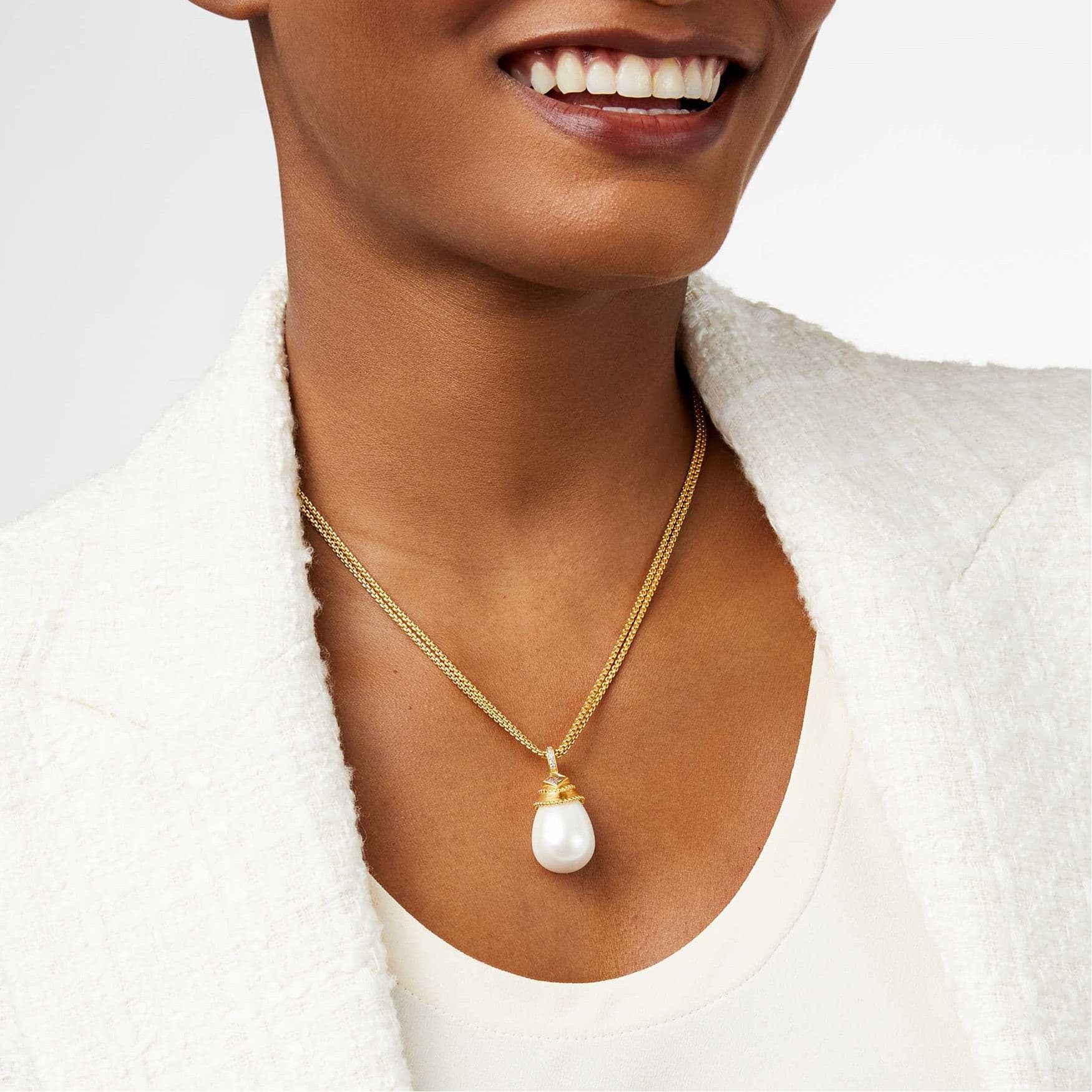 Julie Vos Noel Pearl Pendant Necklace 2