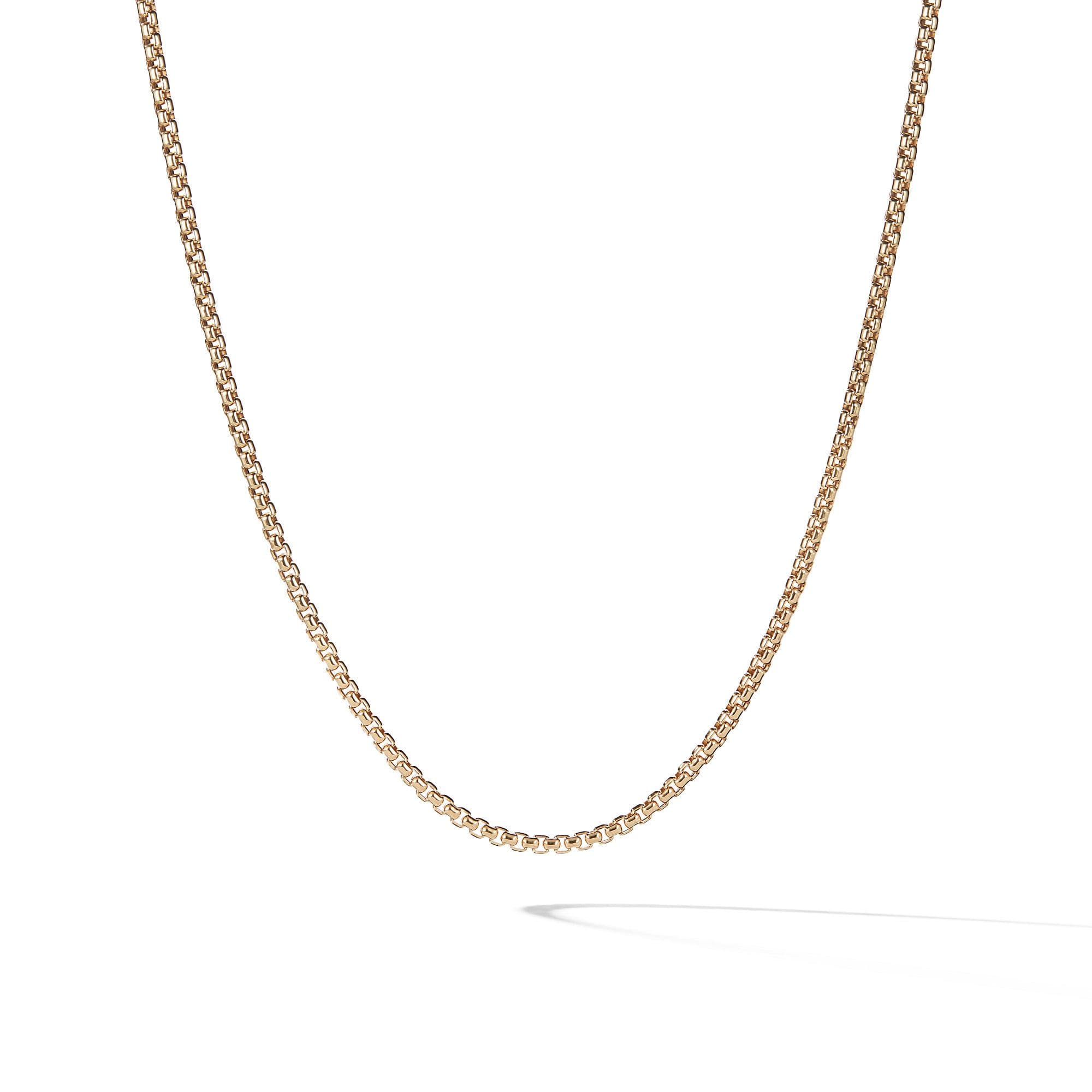 David Yurman 18k Yellow Gold Small Box Chain, 20 inches