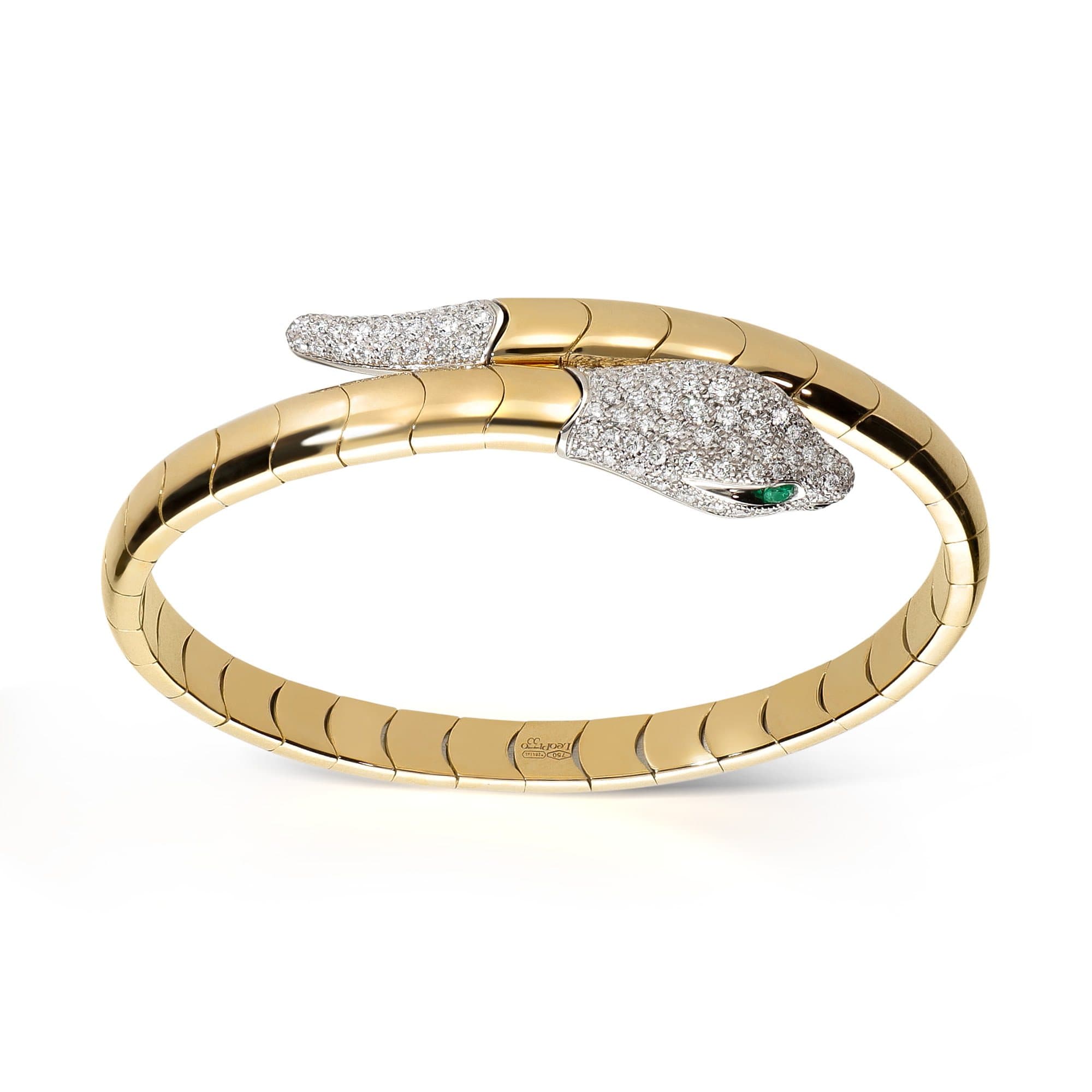 Snake Wrap Bracelet with Diamond Accents 0