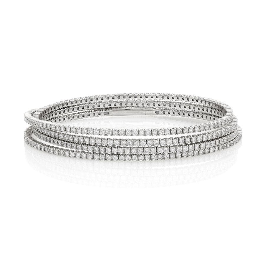 4-Row Diamond Bracelet