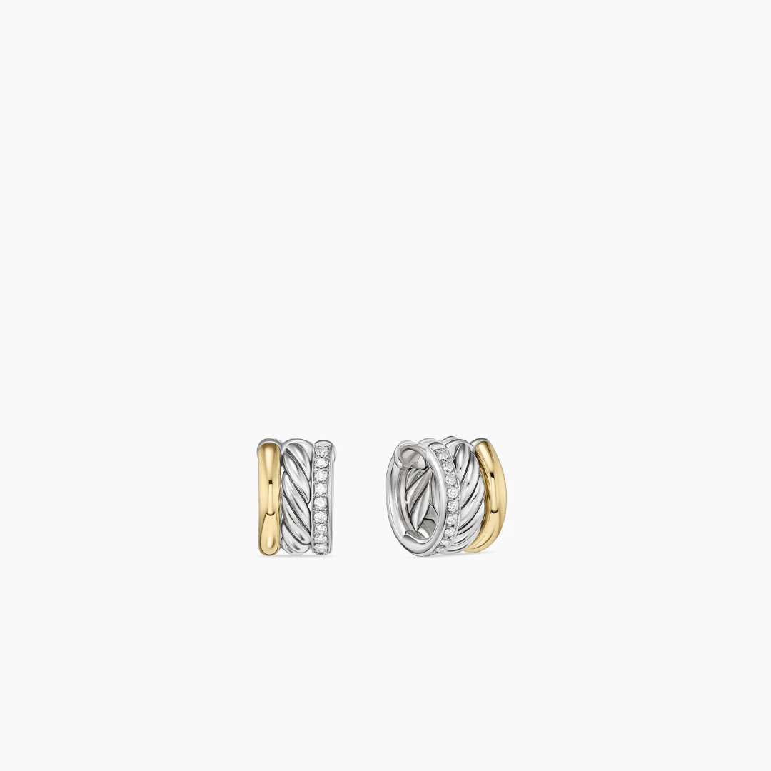 David Yurman DY Mercer Huggie Hoop Earrings