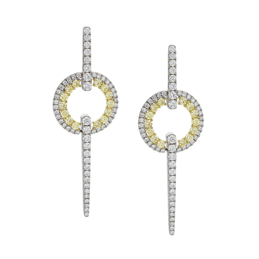 Charles Krypell Circle Spike Earrings