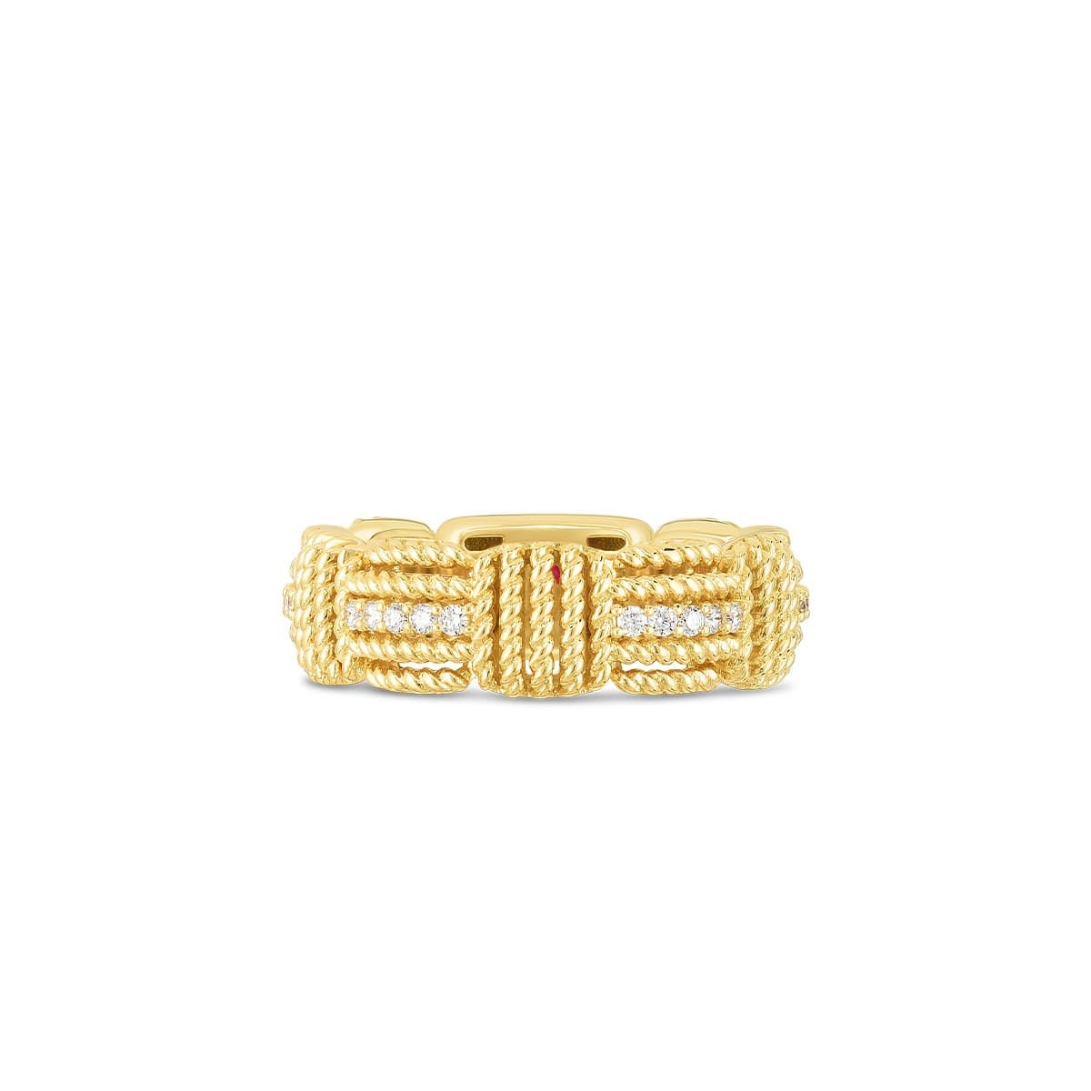 Roberto Coin 18K Opera Yellow Gold Diamond Band 0