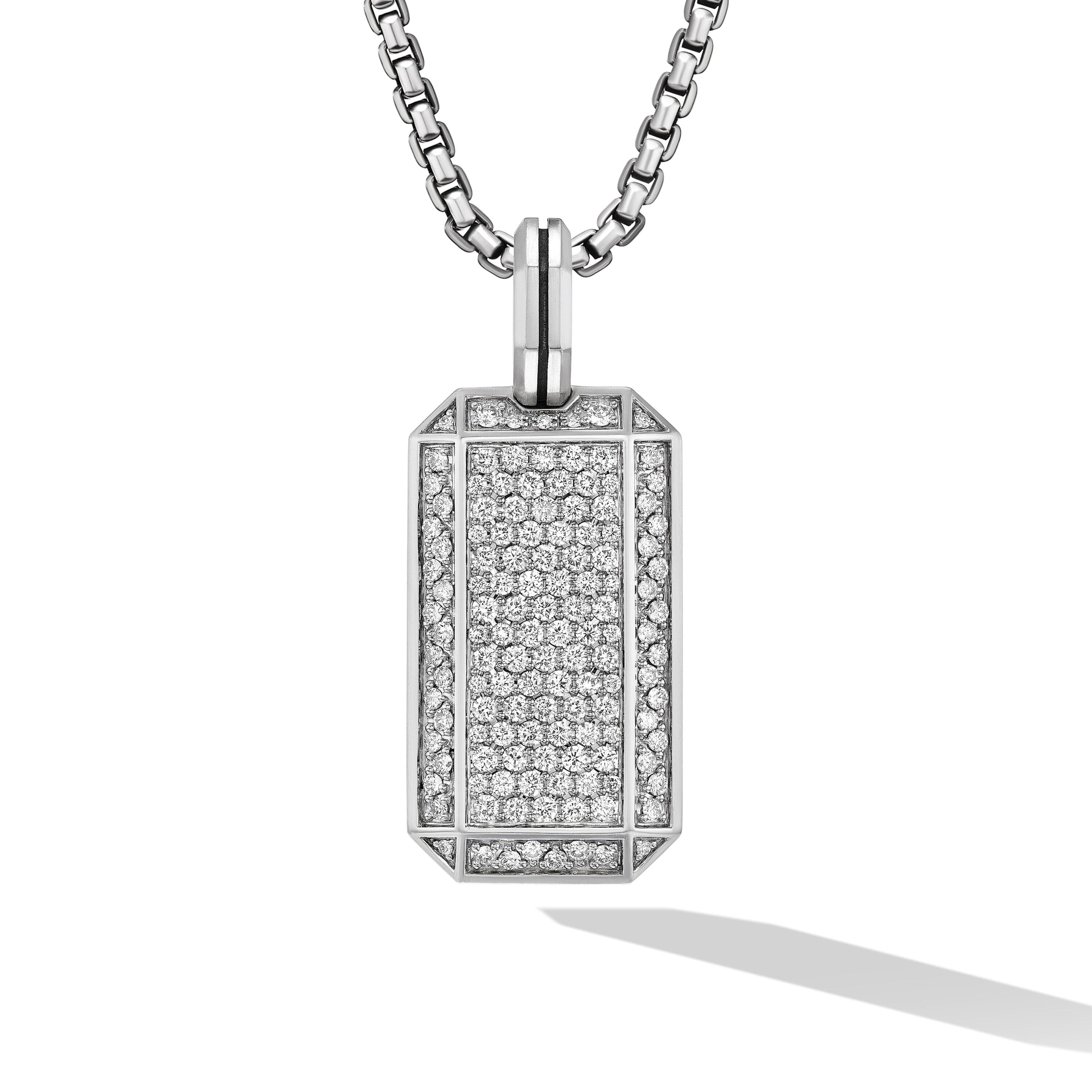 David Yurman Deco Tag with Diamonds 0