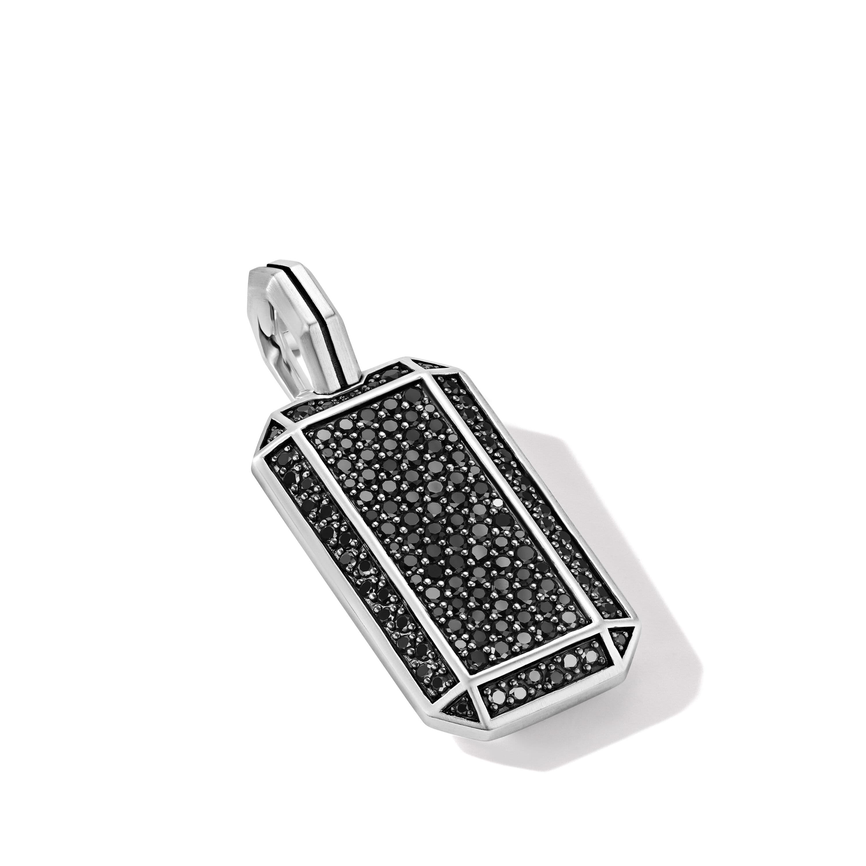 David Yurman Deco Tag with Black Diamonds 2