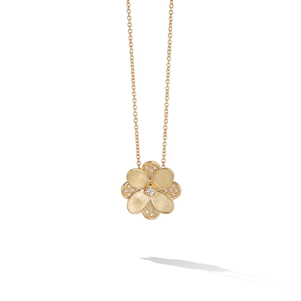 Marco Bicego Petali Diamond Flower Necklace 0