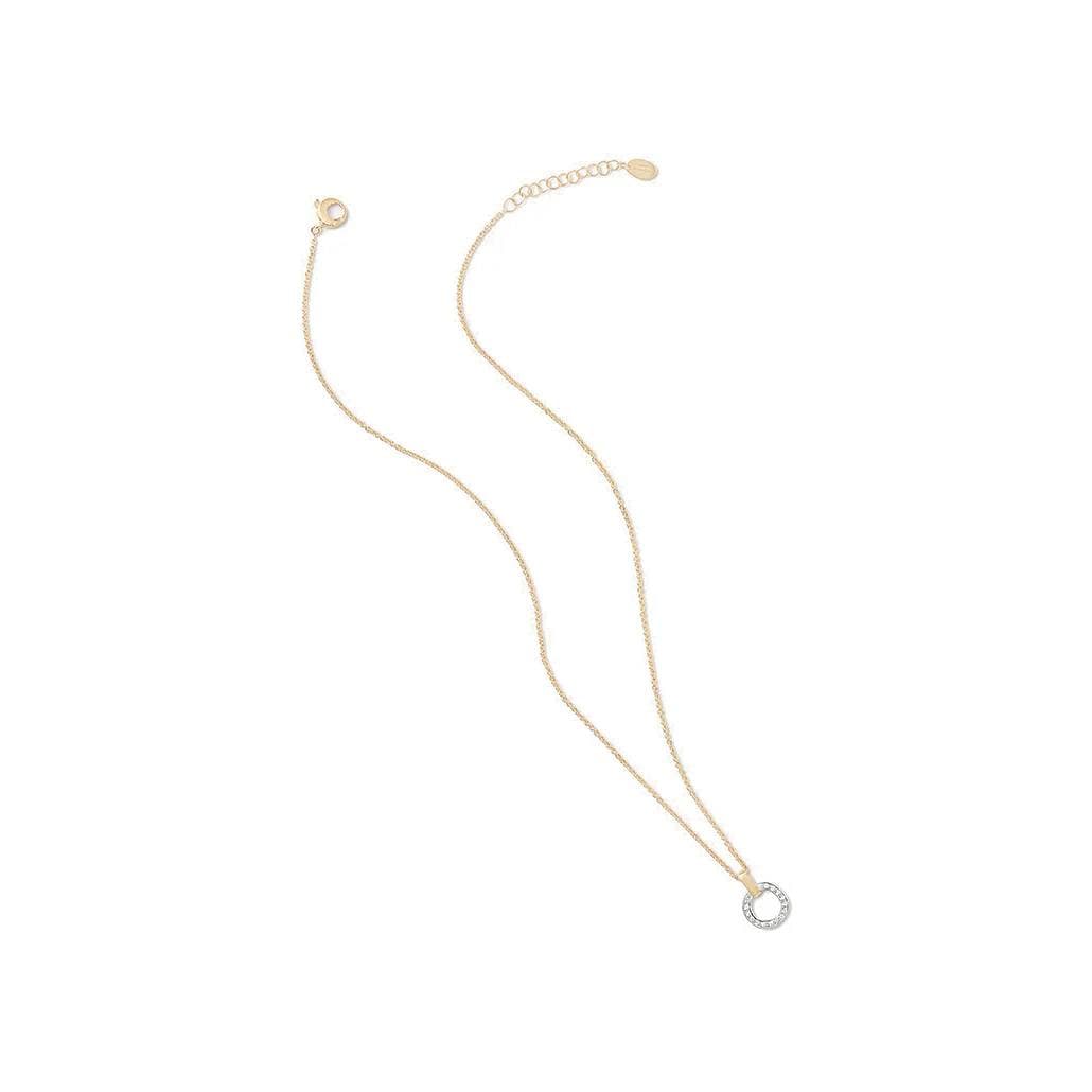 Marco Bicego Jaipur Link Gold Diamond Pav? Circle Pendant 1