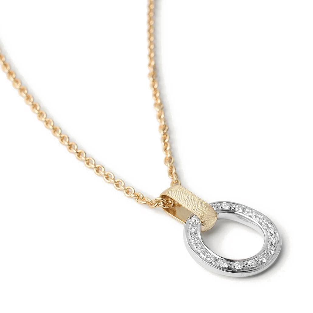 Marco Bicego Jaipur Link Gold Diamond Pav? Circle Pendant 3