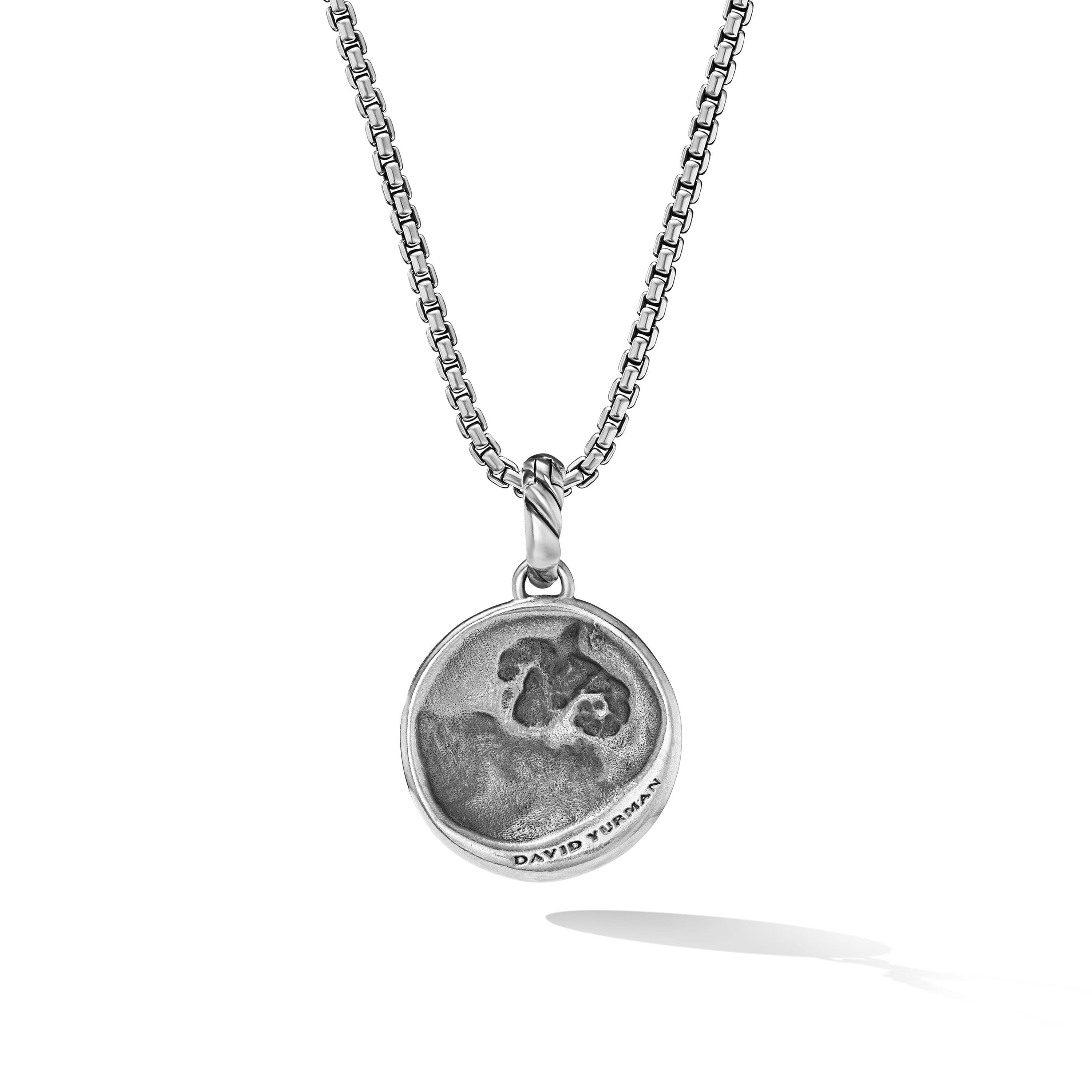 David Yurman Aries Zodiac Amulet with Gold and Diamonds 1