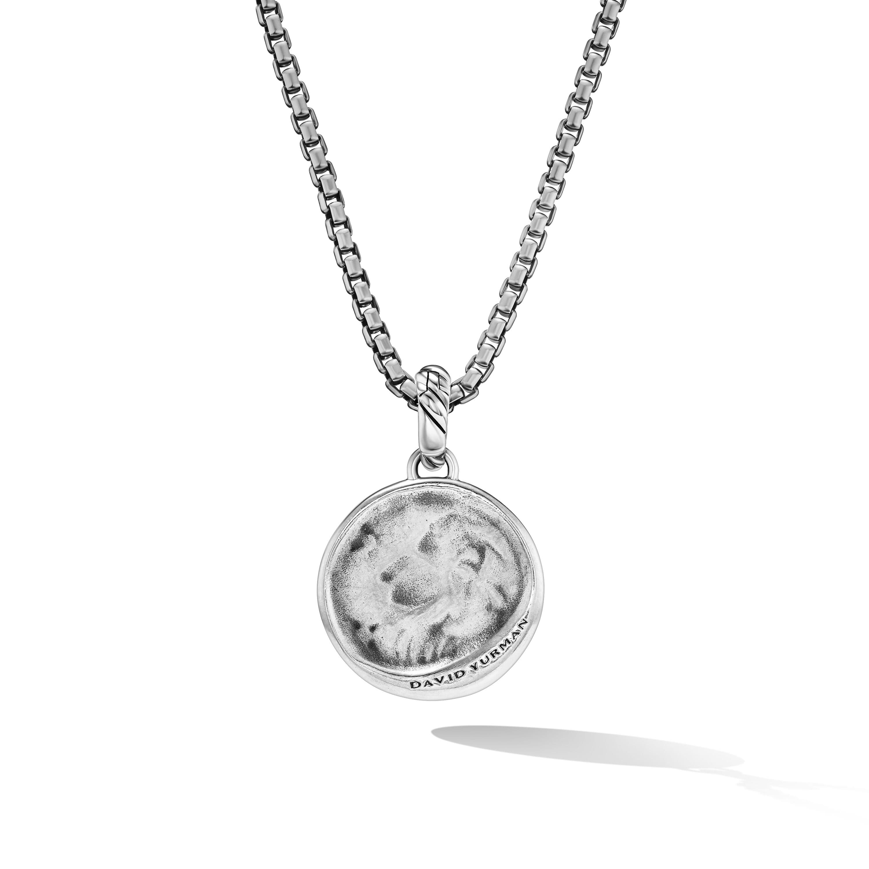 David Yurman Leo Zodiac Amulet with Gold and Diamonds 1