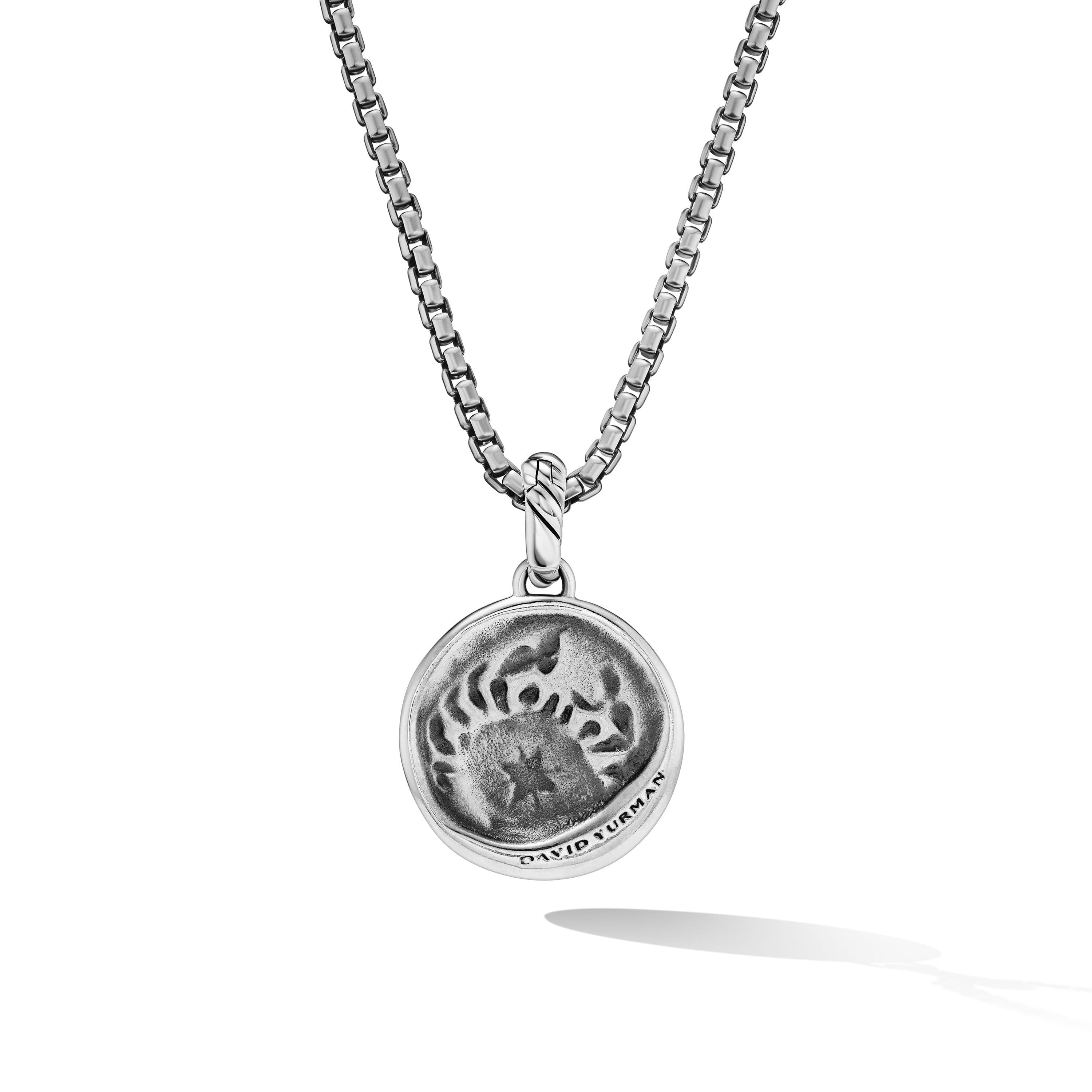 David Yurman Cancer Zodiac Amulet with Gold and Diamonds 1