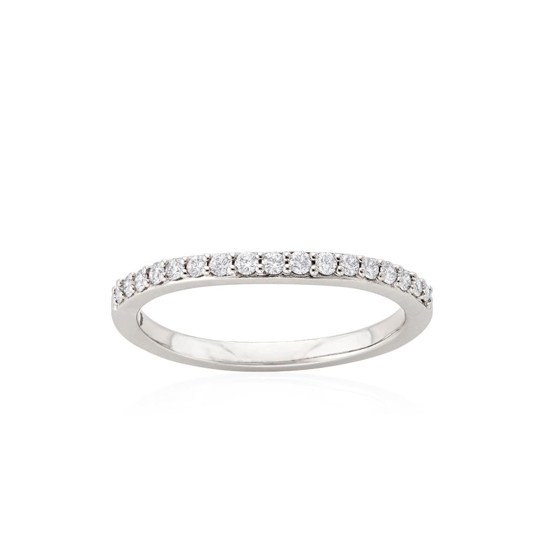 White Gold 1/5 CTW Diamond Wedding Band 0