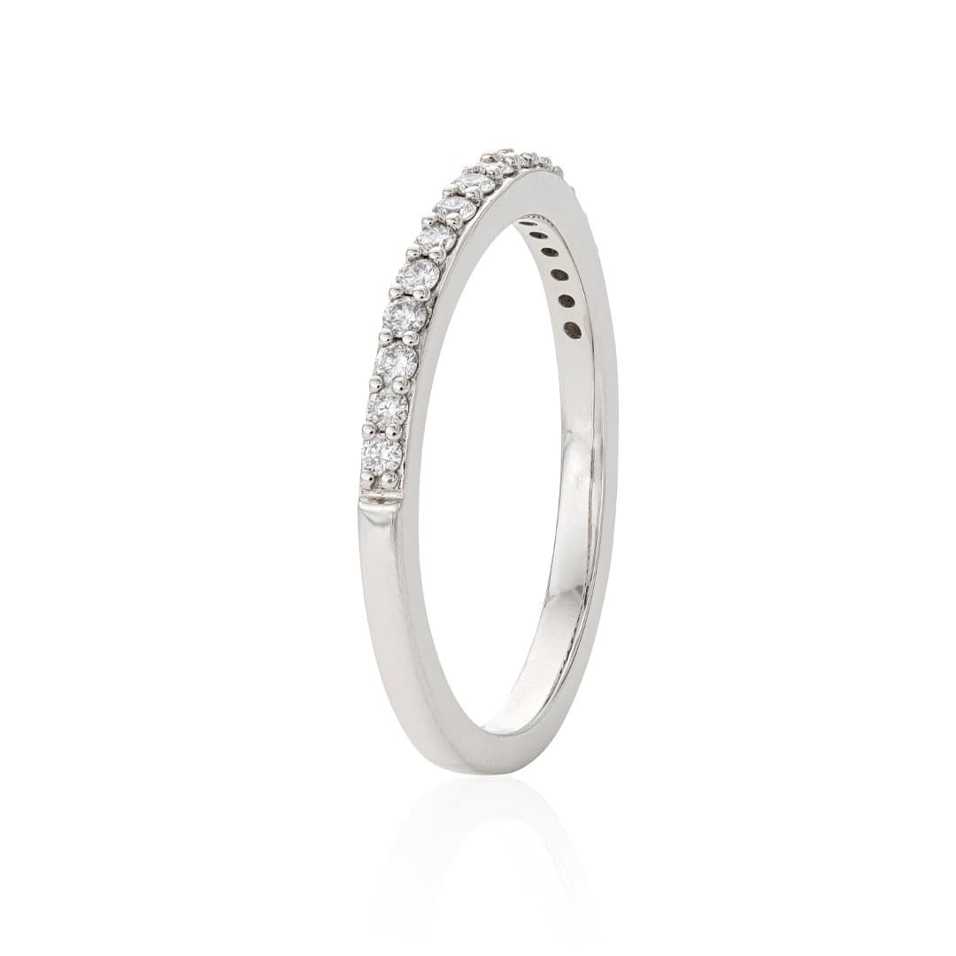 White Gold 1/5 CTW Diamond Wedding Band 1