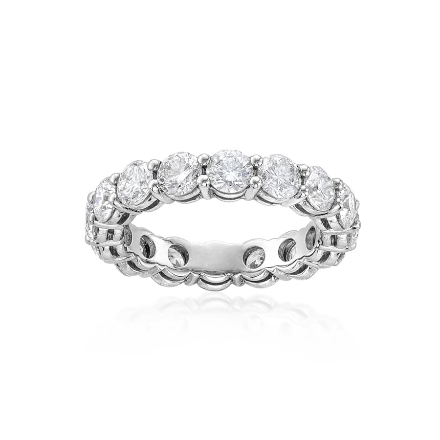 Platinum 4.00 CTW Diamond Eternity Band 0