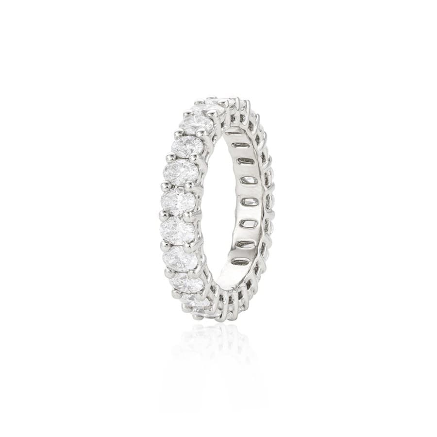 3.28 CTW Oval Diamond Eternity Band