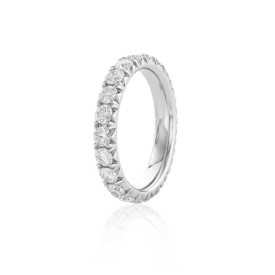 Round Diamond Eternity Band