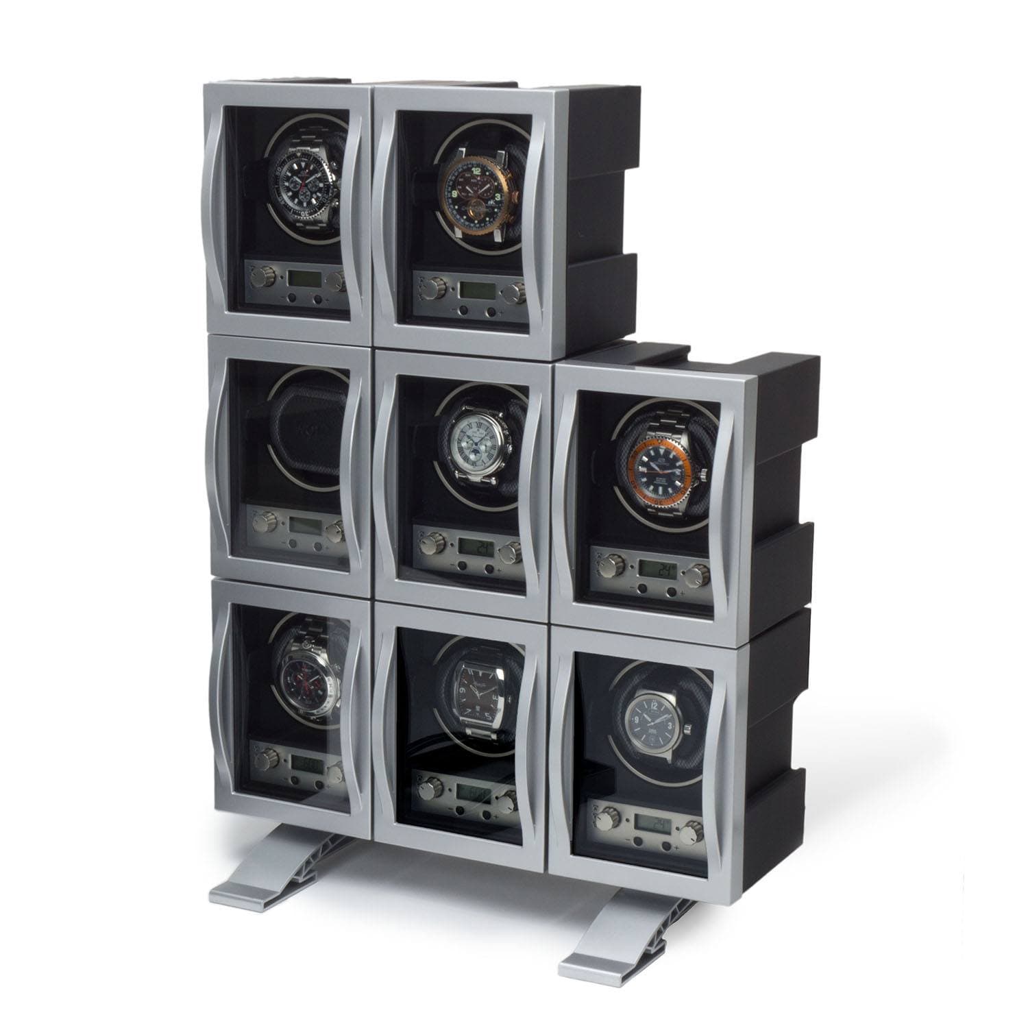 Black Module 4.1 Watch Winder | Stacked View