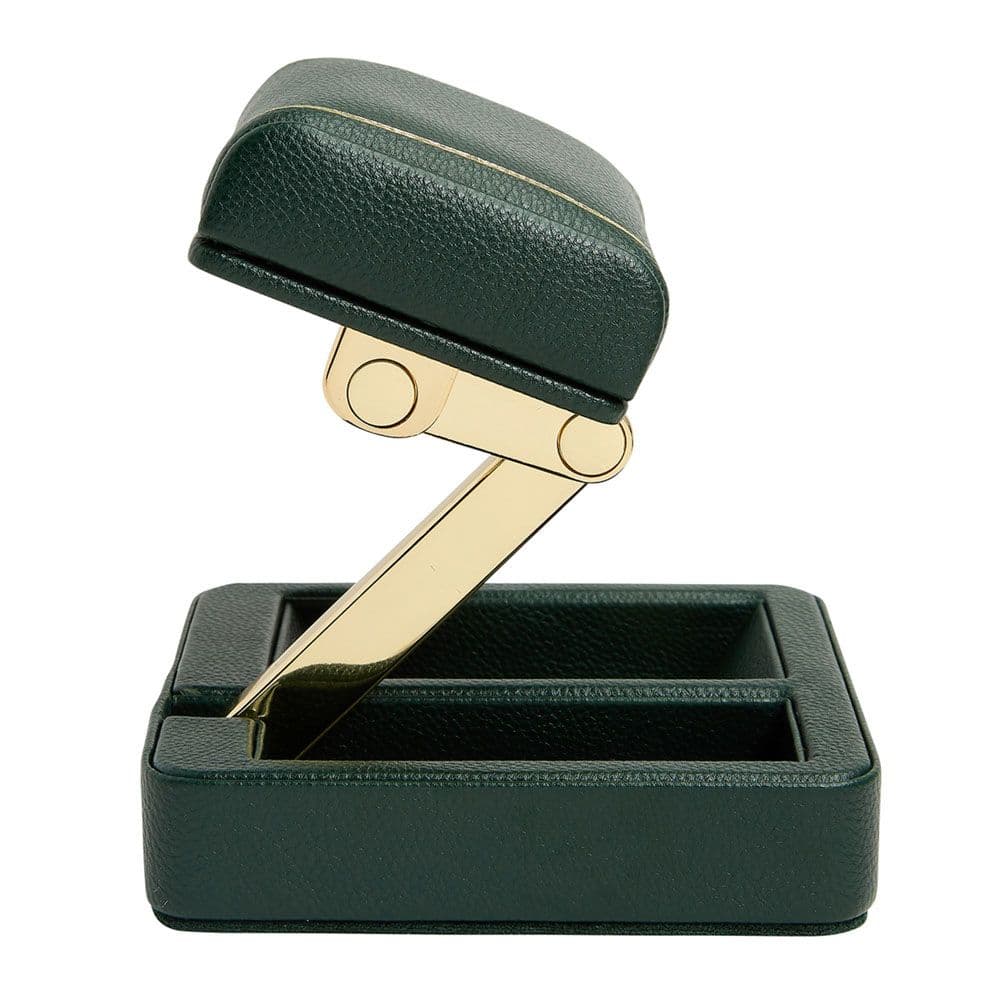 WOLF British Racing Single Travel Watch Stand in Green 1