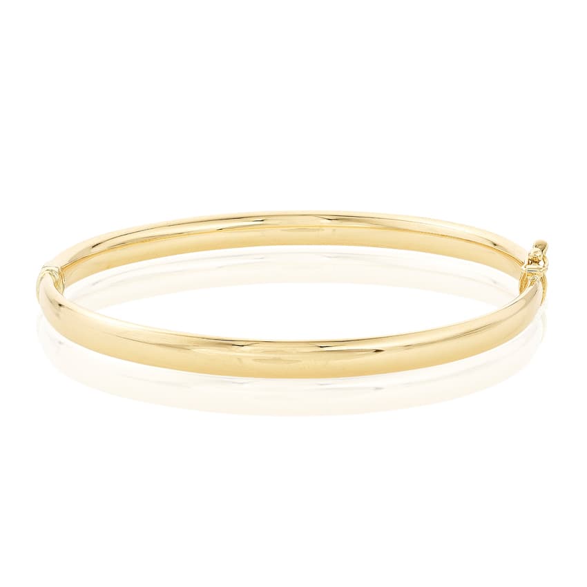 Classic Yellow Gold Polished Bangle 0