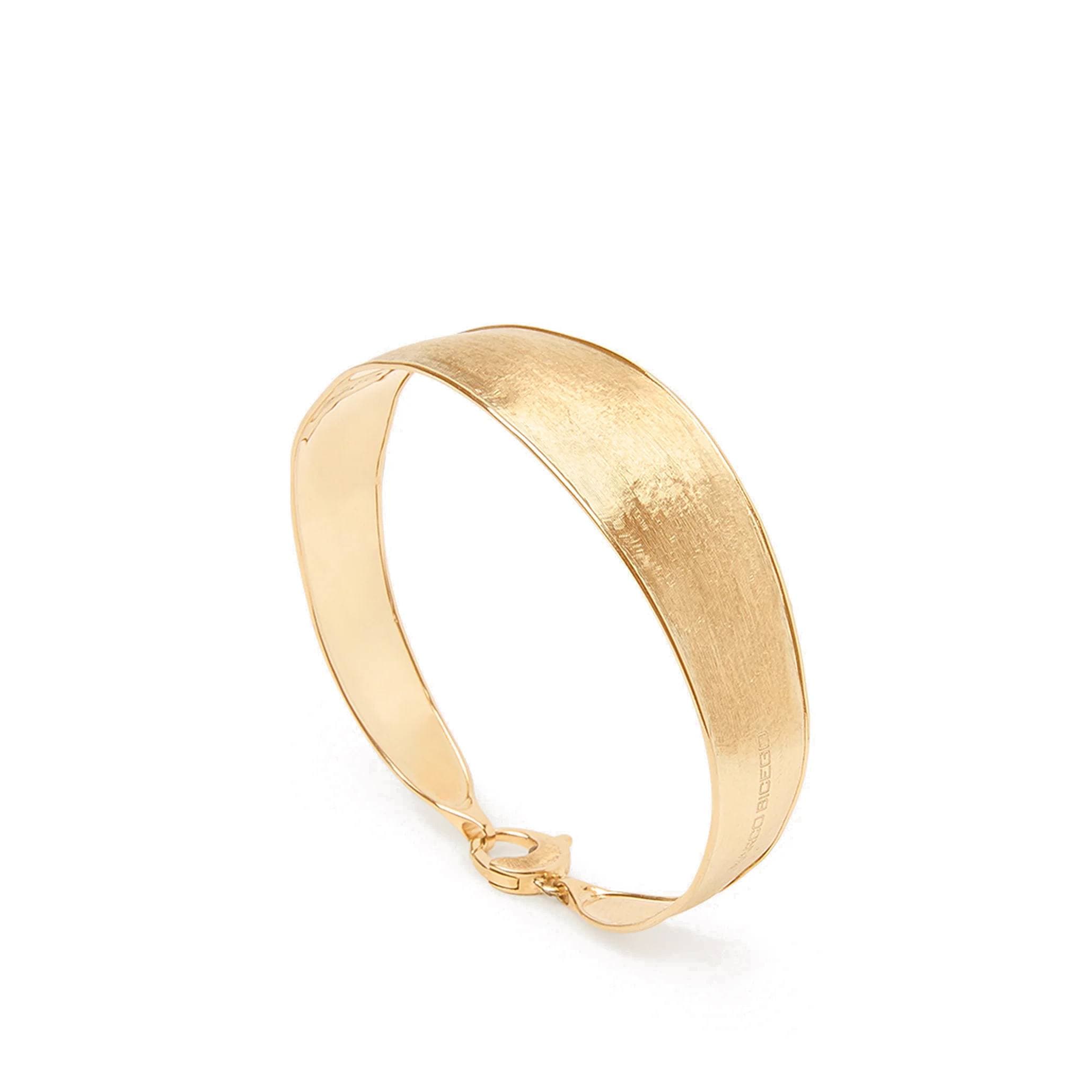 Marco Bicego Lunaria Yellow Gold Medium Width Bangle 1