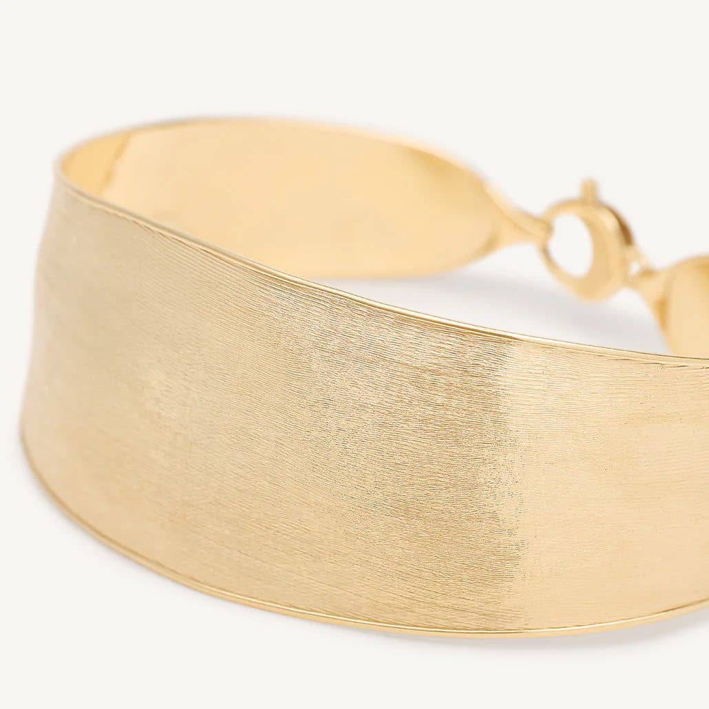 Marco Bicego Lunaria Yellow Gold Large Width Bangle 2