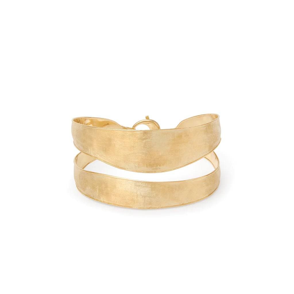 Marco Bicego Lunaria Collection 18K Yellow Gold Medium Split Bangle 2