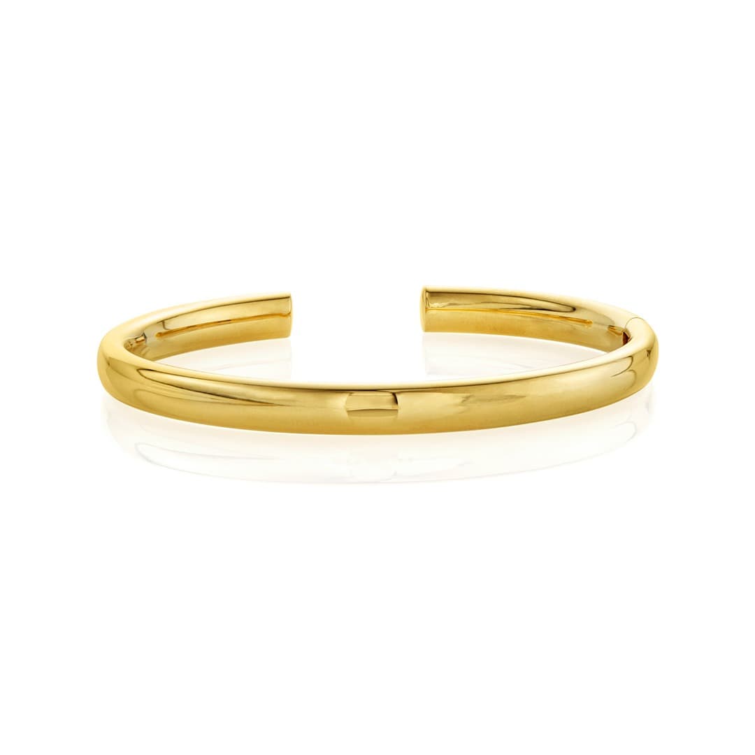 6mm 14k Gold Kick Cuff Bracelet